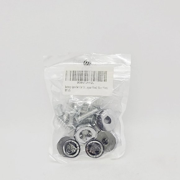 Other Nwt Jaguar License Plate Frame Screw Bolts Poshmark